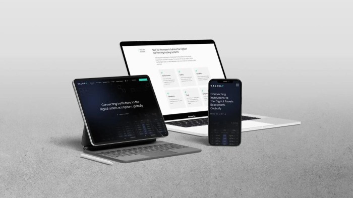 Talos Crypto Ecosystem Website Development | Legacy Design Agency